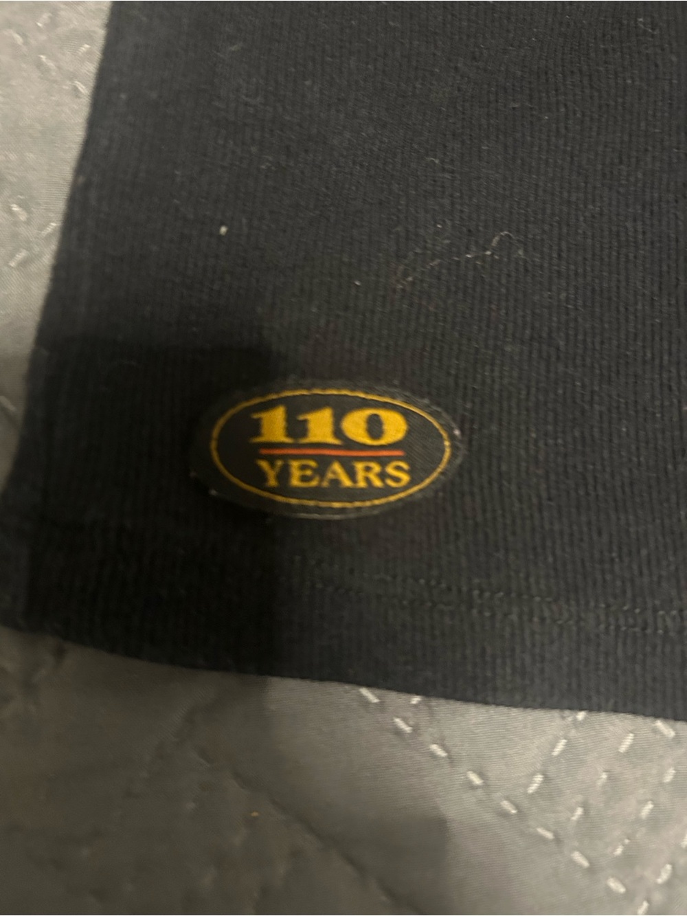 Women’s Harley-Davidson Black Tee with Subtle gold 110 anniversary Logo Detail - Picture 6 of 6